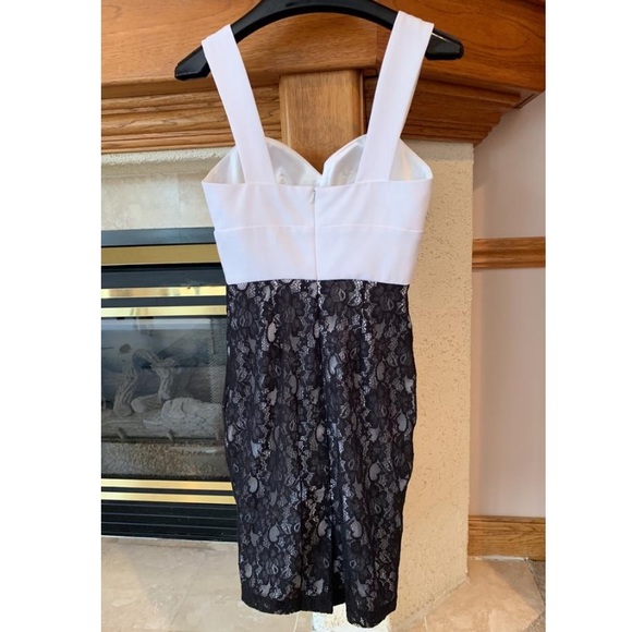 Ava & Aiden Midi Pencil Dress with Sweetheart Neck - Picture 2 of 3